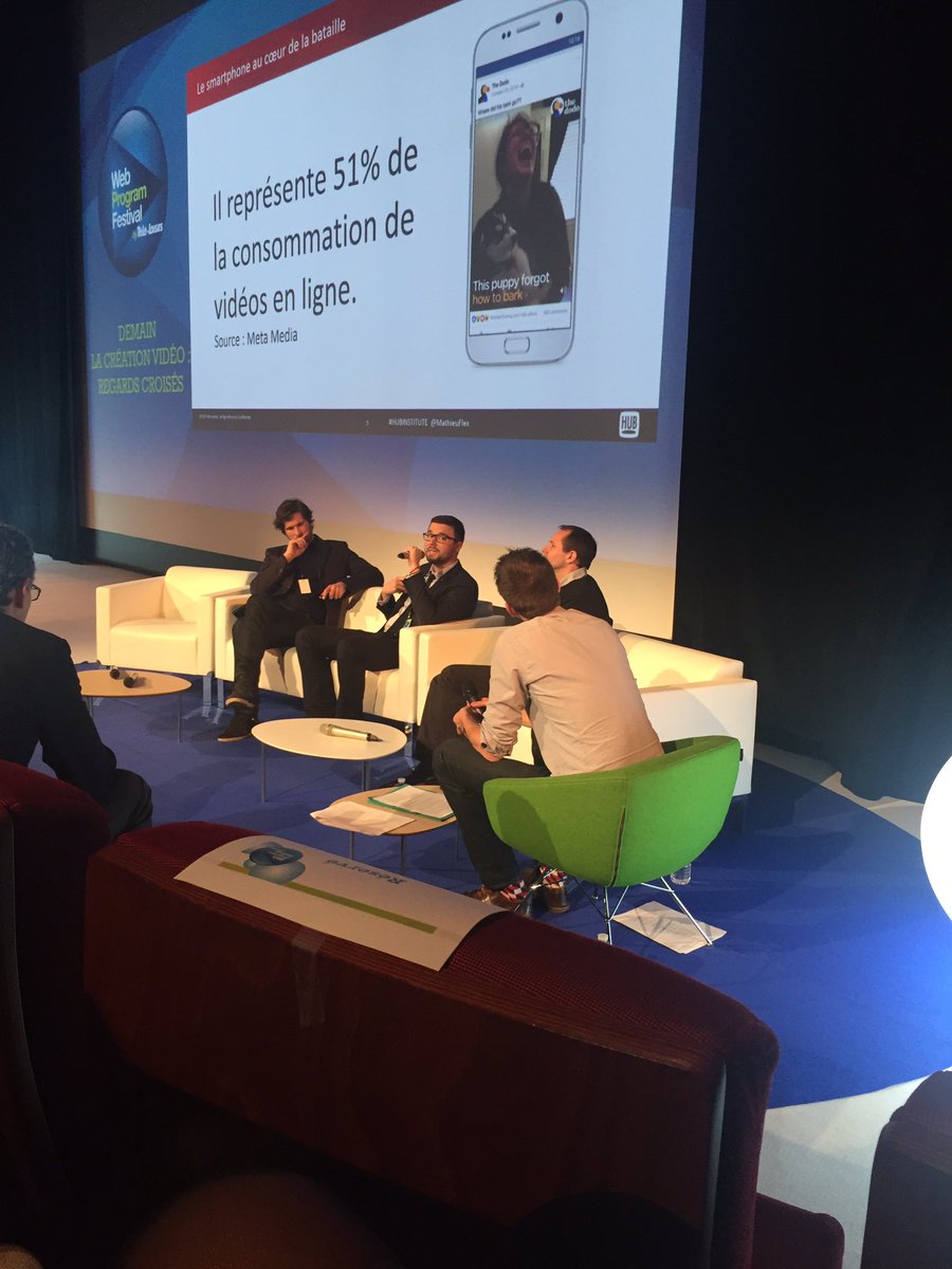 fungallery's tweet photo. La vidéo représentera plus de 80% du trafic interne en 2020 cc @MathieuFlex #WebProgramFestival https://t.co/OICzHynSD0
