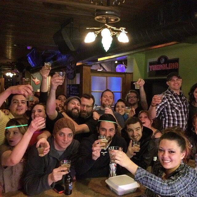 oldboycleveland's tweet photo. It's the annual Oldboy Birthday. Shawn AND Mike. Cheers to everyone that's been with us! Come out Friday to the @thegrogshop for the party. https://t.co/H7SgvvyEMr