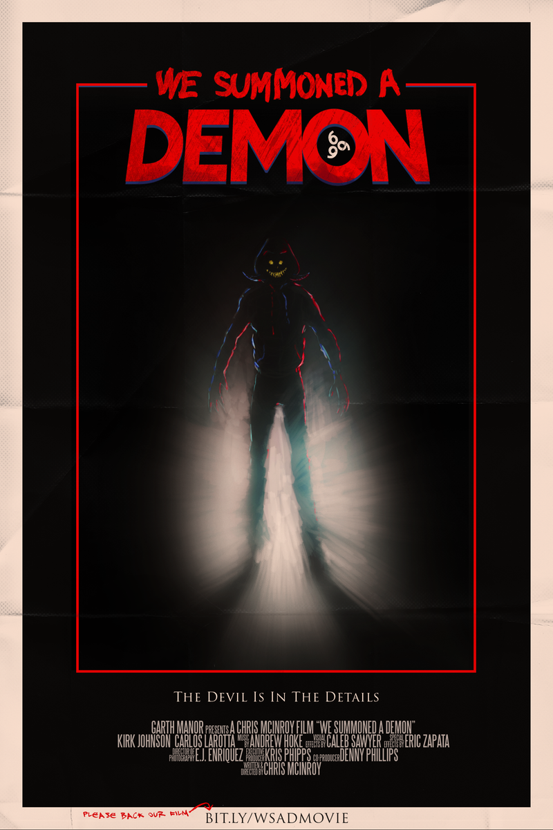 Yo! Im making a new short film called We Summoned A Demon. More blood on its way. Plus a demon! Help us out here: bit.ly/WSADMOVIE