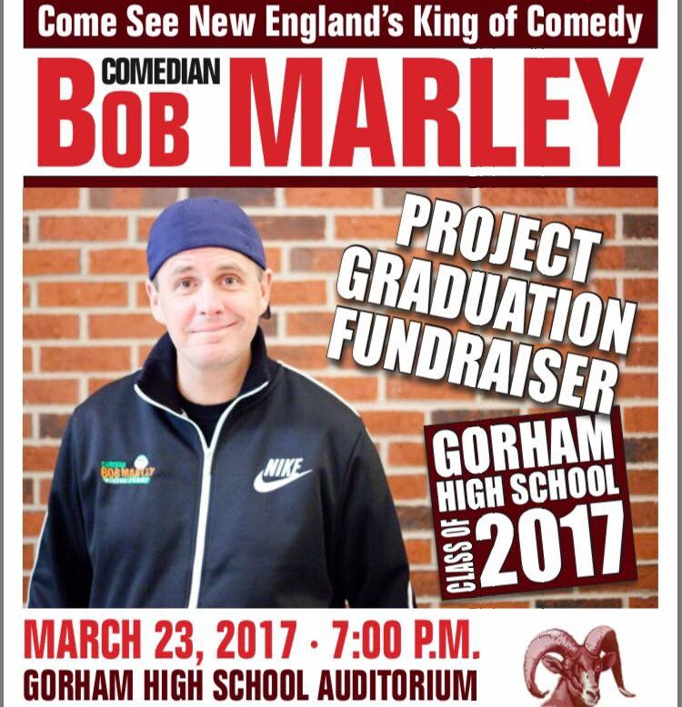 SkillinSmith's tweet photo. Come see Bob Marley at Gorham High School Thursday night  and support Project Graduation! #goghs #gorham #projectgraduation2017 https://t.co/DJC6fTjcob