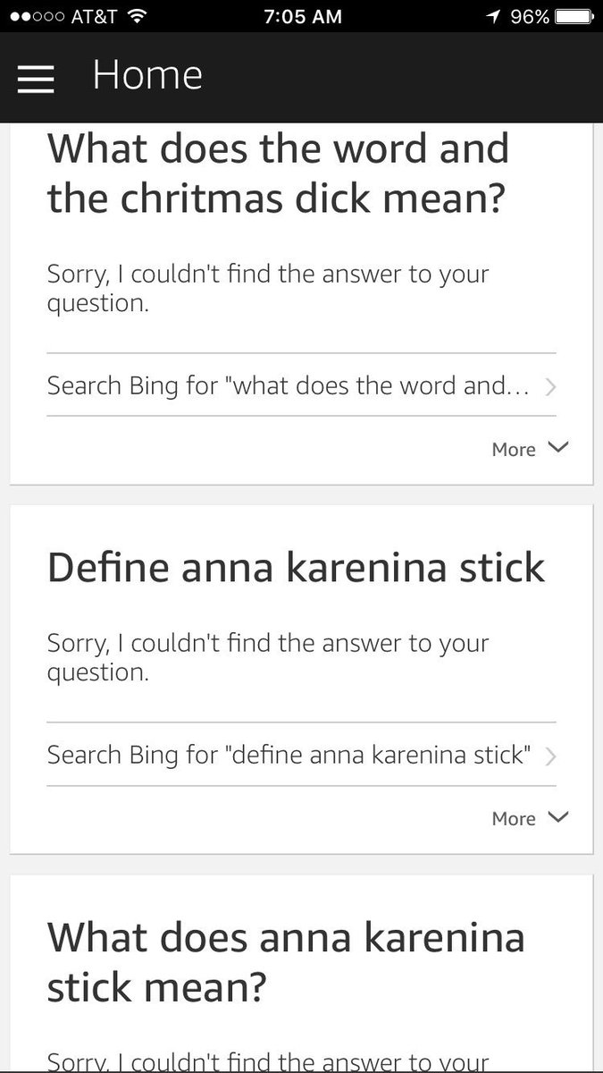jclien2's tweet photo. @amazonecho all I wanted to know is what the word "anachronistic" mean... #technologyfail https://t.co/DPi0NVoy5a