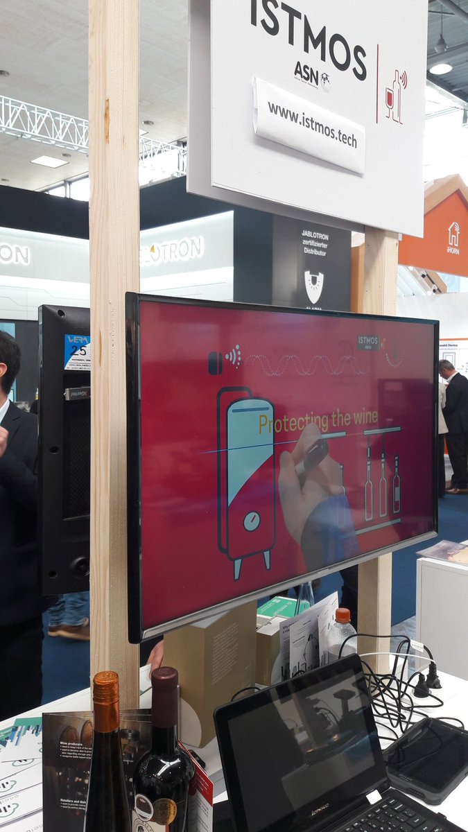 asngreece's tweet photo. Are you a #winelover? Discover #ISTMOS_tech at #cebit17 hall 12 booth b37. Powered by #fiware and #soracom https://t.co/4mMjSgNN11