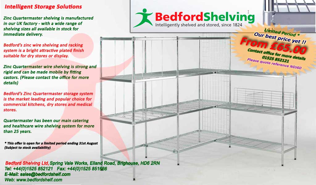 Zinc Quatermaster Offer - Only 10 Days left!!!
Huge Savings on Our Flagship Quatermaster Shelving
Prices from £65!!