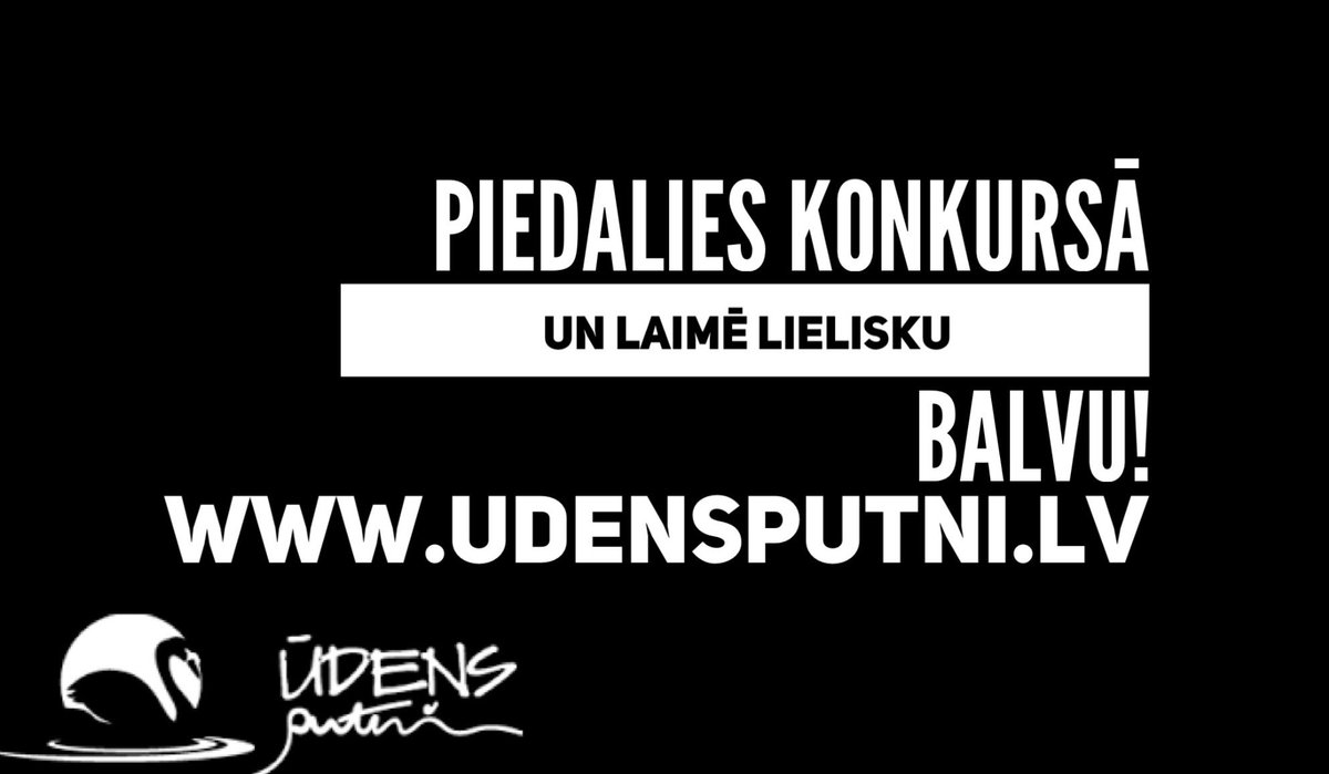 udensputni's tweet photo. #KONKURSS Draugi, ir iespēja tikt pie feinas balvas! Vairāk info >> https://t.co/YDURautSed https://t.co/8afI5jPSav