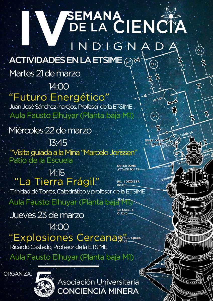 AsociacionCM's tweet photo. Recordad que hoy a las 14:00 empiezan las charlas de la #SCIndignada en la ETSIMe. Empezamos con "Futuro Energético" https://t.co/dXoJHCrRsK