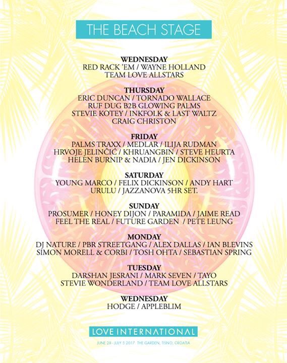 LoveIntFestival's tweet photo. The Beach Stage lineup is here, see you in the Adriatic. ✈️🌞🌊 https://t.co/yWgI7ueFsU