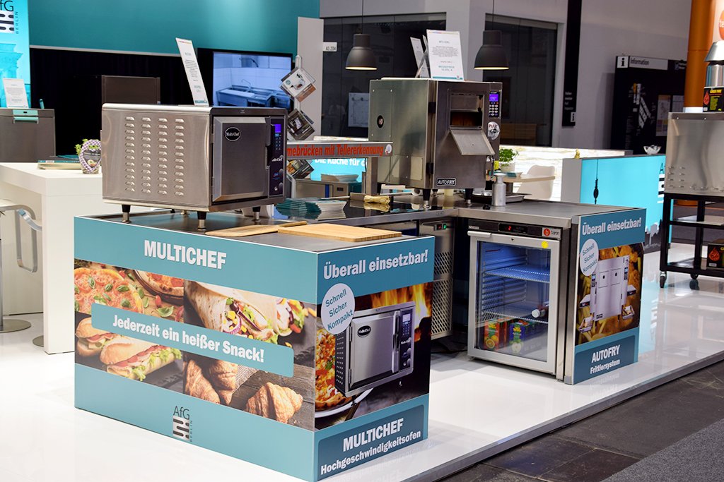 AfGBerlinGmbH's tweet photo. Innovationen und Altbewährtes rund um die #Küchentechnik bei der #INTERNORGA Halle A3 Stand 204 #internorga2017 #gastrotrends #gastronomie https://t.co/u077Umy0IW