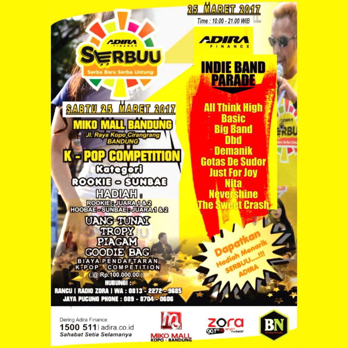 Masih beberapa hari kedepan saatnya kamu seru bareng kami di <a href="/festcitylink/">FESTIVAL CITYLINK</a> - @zoraindieair | 25MARCH2017. #zonademanik