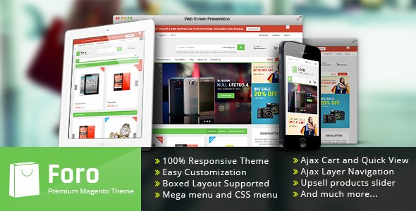 malikiagerry's tweet image. Foro – Responsive Magento Theme dlvr.it/Nh3Wwm #Magento_Themes