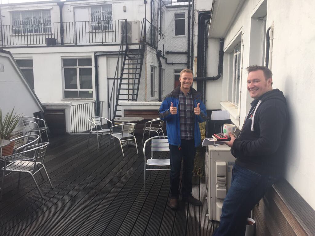 Dthree_Studio's tweet image. #throwback to when our client had meetings on their roof #premove...if you have space issues contact us today to see how we can help #design