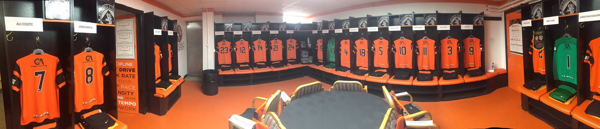 DUFCCORPORATE's tweet photo. Dressing room all ready to go for tonight @BusyDillo @seandillontc https://t.co/exlmDvgoT9