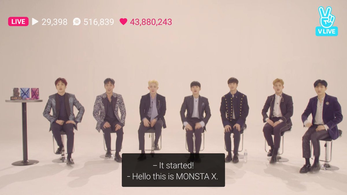 HooMonstaXBR's tweet photo. [V LIVE] Começou a transmissão de comeback do MONSTA X no V App!! #BEAUTIFUL #아름다워 https://t.co/FYRTFcTiYg https://t.co/eeFEqJbgXN