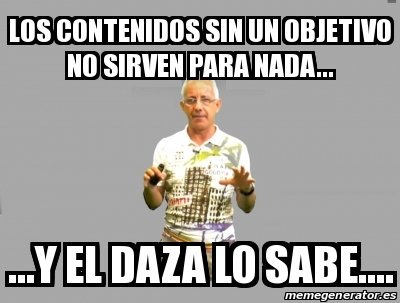 improgrammers's tweet image. Aquí teniu el nostre meme sobre objectius i continguts. Us sonen els protagonistes? #tandem #progenseinefcbcn2017