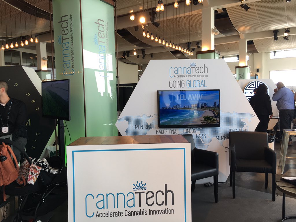 CannaTechDenver's tweet photo. Excited to be here at @Canna_Tech 2017 in Tel Aviv, Israel! Lots of innovation and amazing people. Find us @MassRoots 🇮🇱✌🏾#cannatech #israel https://t.co/jg6KVdkBmz