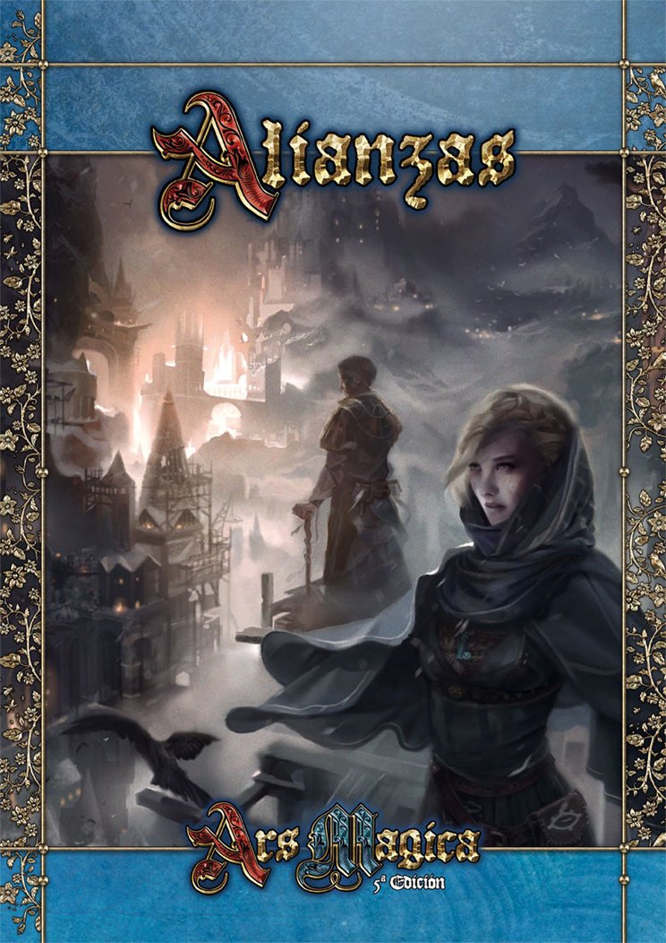 holocubierta's tweet photo. Os confirmamos que #Alianzas de #ArsMagica lleva desde la semana pasada en imprenta. Aún no tenemos fecha de llegada a tiendas. https://t.co/p5bGIHRifG