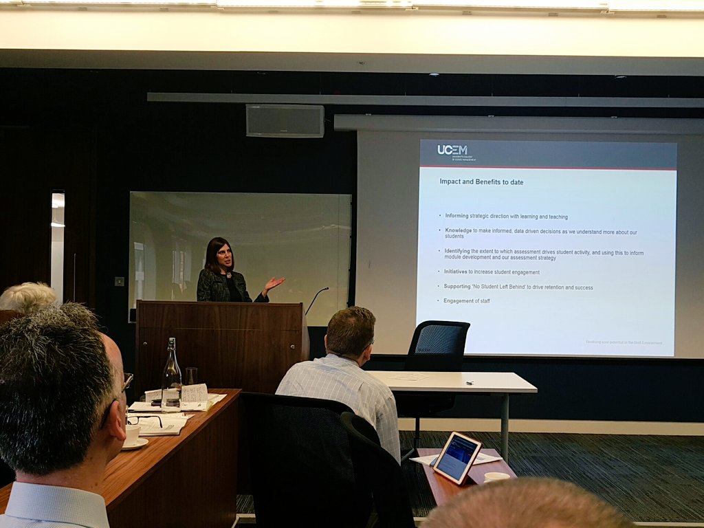 profnickmorton's tweet image. Very useful morning session @CHOBE_UK - from principles, now to reality of #learneranalytics implementation @StudyUCEM #CHOBEAGM2017