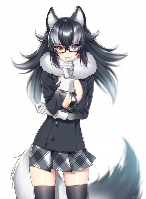 @hattori_oto 驚く程メガネが似合うフレンズではなかろうか? 