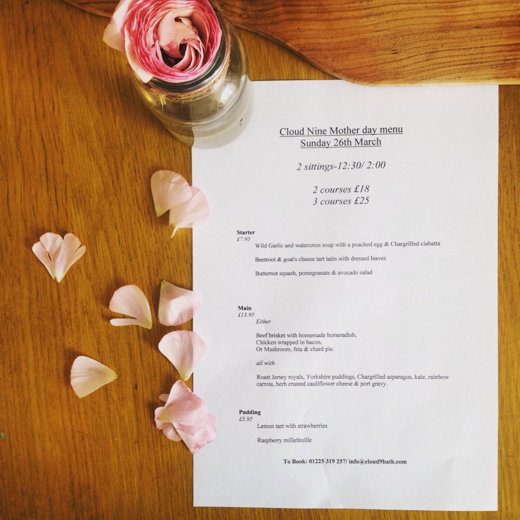 #MothersDay this Sunday! We're doing 2 sittings @ 12:30/ 2 <a href="/LarkhallButcher/">Larkhall Butchers</a> <a href="/WhatsOn_BA/">WhereCanWeGo Bath</a> <a href="/FoodSharingBath/">Food Sharing Bath</a> <a href="/WeLoveBath/">Love Bath</a>