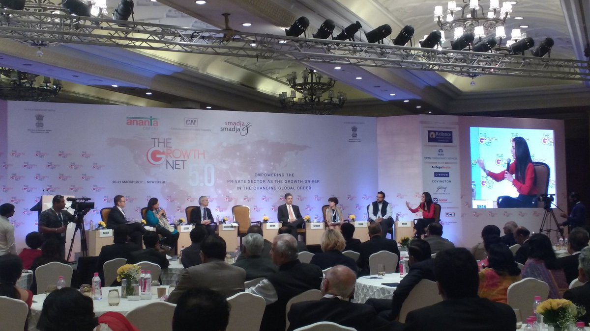 GrowthNetSummit's tweet photo. "India will grow in a way which is not easily comparable to other countries." -Andreas Bauer @IMF_India @PMOIndia @arunjaitley  {2/2} https://t.co/DY5zaXsNIi
