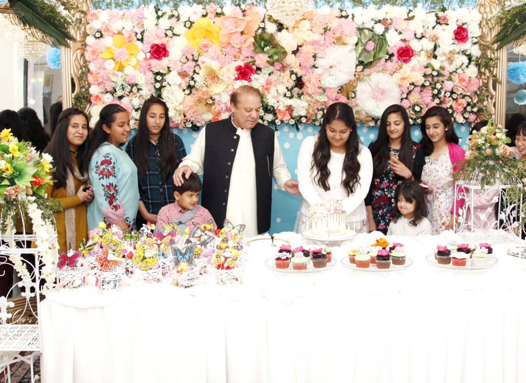 Maryam Nawaz Sharif On Twitter Abu With Mano my Youngest Celebrating 