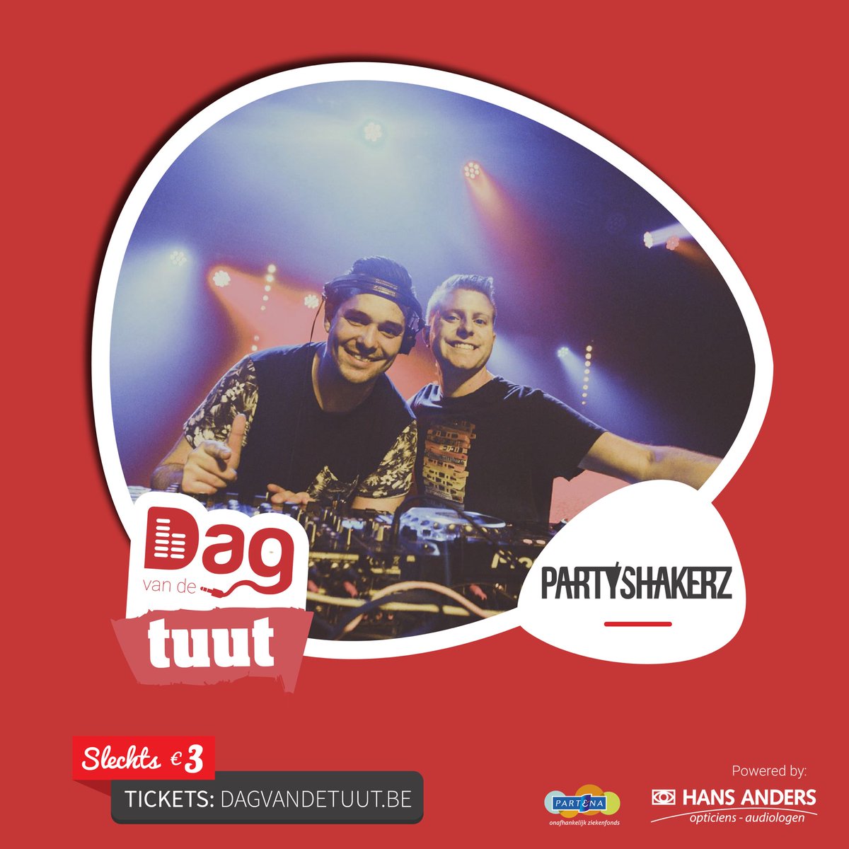 detuutbe's tweet photo. Shaken tijdens onze eerste oorvriendelijke party? Dat lukt natuurlijk perfect met PartyShakerz! Boek je tickets op https://t.co/n7c4DwLj7Q. https://t.co/B7vS7eGHXk