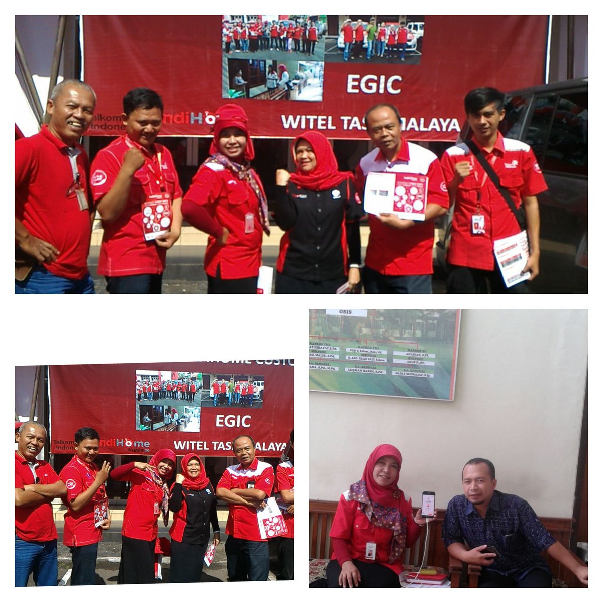 mulyakah's tweet photo. Employee get IndiHome Custommer Telkom Tasik @TelkomTA6A6 https://t.co/PRdD3ZdYk6