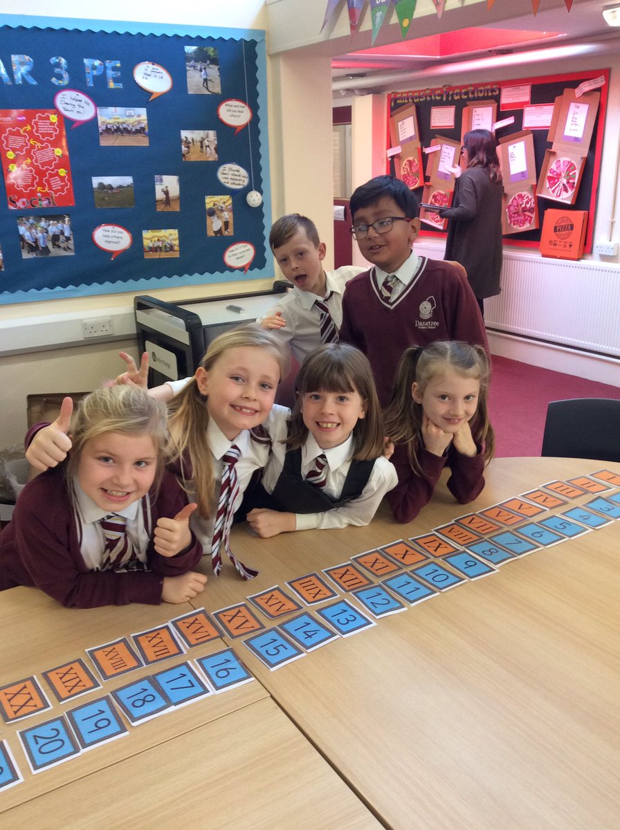 danetreeschool's tweet photo. Year 3 are learning Roman Numerals in Maths today! #XIDaysUntilEaster #DanetreeLearning https://t.co/EHJrEhtHgB