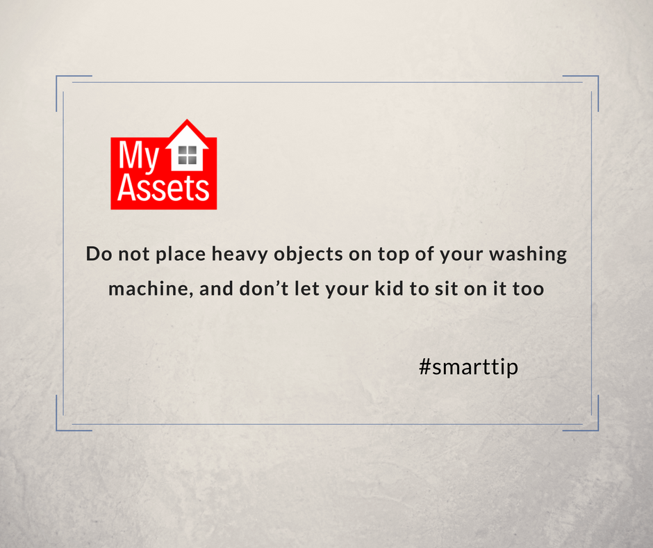 MyAssets_IN's tweet photo. Use our #smarttip for your washing machine &amp; get flawless performance #MyAssetsApp 👍 https://t.co/d35XdZ9uhQ
