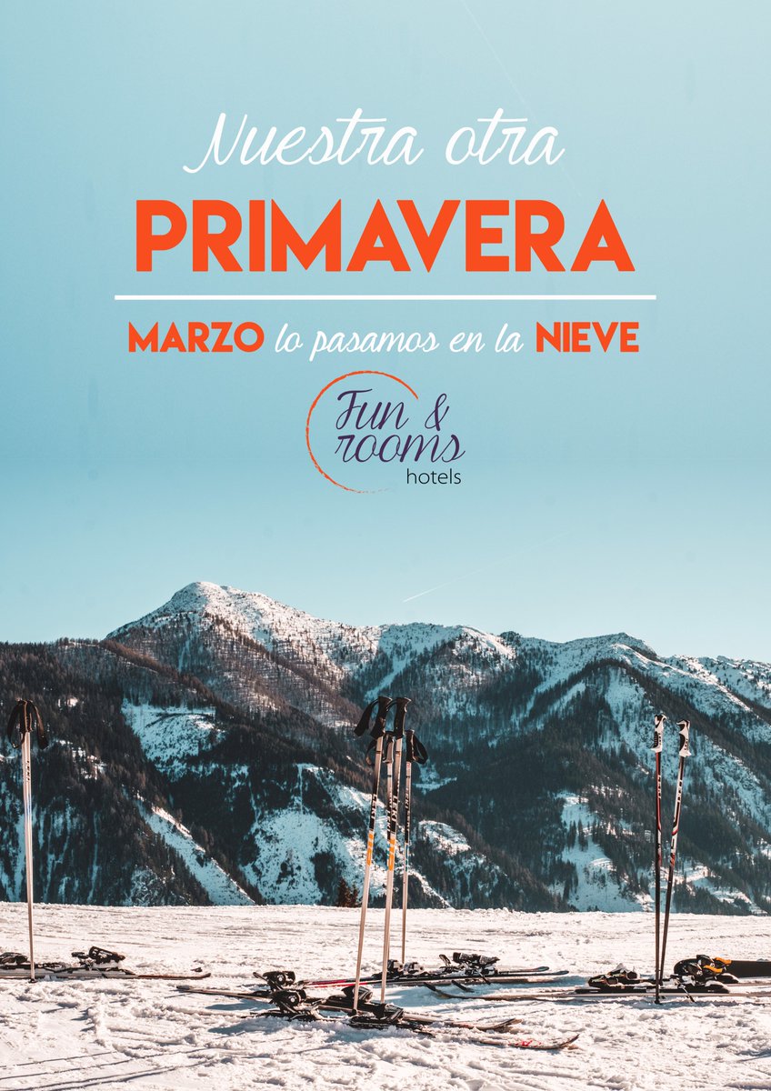 FunAndRooms's tweet photo. ¡Sol y nieve!
Ya está aquí la #primavera.
¿Te vienes con nosotros?
#FunandRoomsHotels #FunAragonHills #PetiteVerneda https://t.co/v9RxLF0rYX