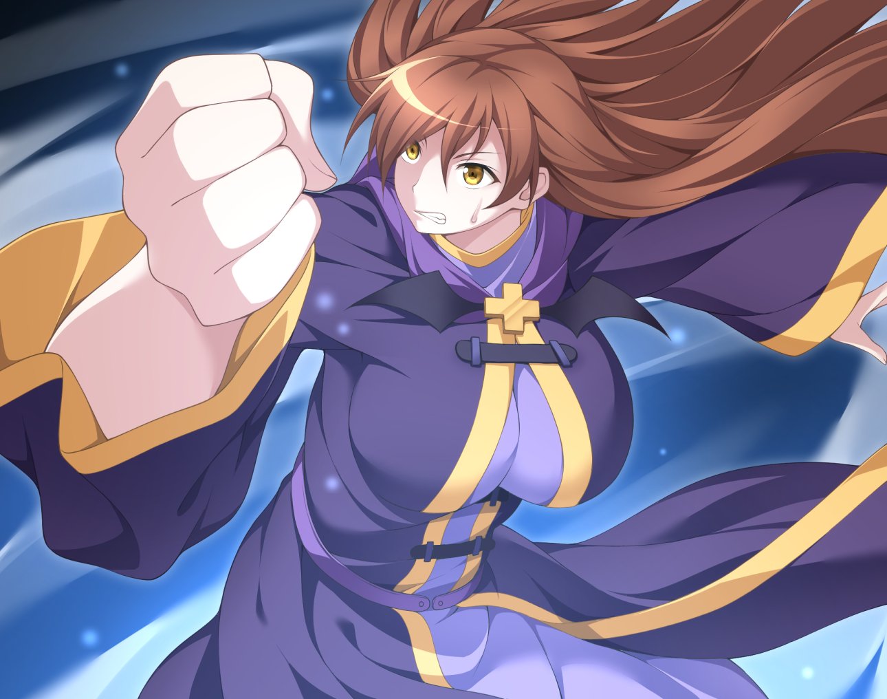 きゅうとう ウィズさんのカースド クリスタルプリズン このすば 最終話でカッコよかったので描きたくなりまして