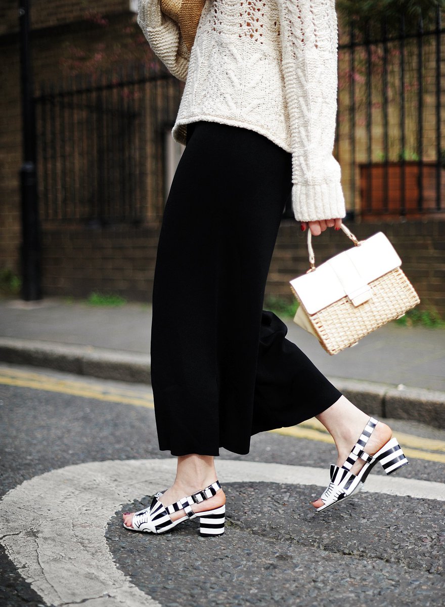 It's really hard to start your day on the wrong foot if you look down to see your summer shoes winking back at you: ROMEO Black Cream.