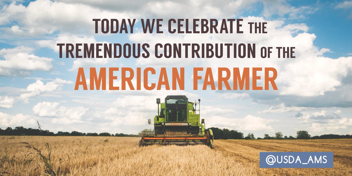 USDA_AMS's tweet photo. U.S. agriculture supports 1 in 11 American jobs &amp; provides American consumers w/ more than 80% of the food we consume #NationalAgDay #AgDay https://t.co/OaZu2HiCHN