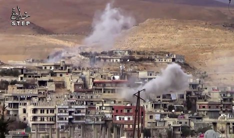 worldnewsdotcom's tweet photo. #SyrianTroops counter-attack after #Damascus rebel incursion

#SyriaRebels

https://t.co/xmt1TVi6kQ https://t.co/SMnrK0an3d