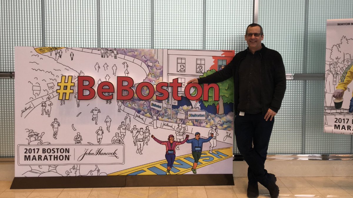 danielnconti's tweet photo. Boston Marathon coming up soon! Hanging the banners our awesome print design team created all around town today #BeBoston #BostonMarathon https://t.co/udi56P0UCF