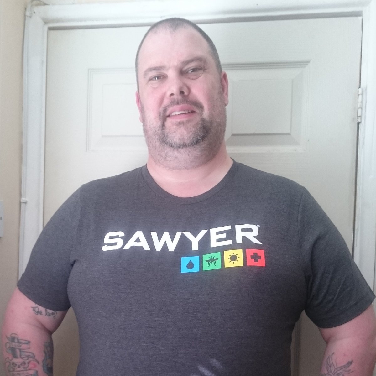 anthonywood58's tweet photo. Loving the #t-shirt and #gravityfilter I won with @SawyerProducts can't wait to give it a try and write up my thoughts on it #bushcraft https://t.co/zkMKMMzzMx