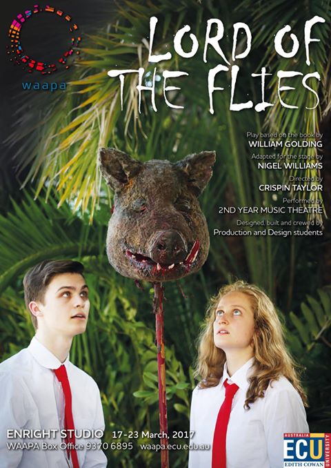 Perth_Theatre's tweet photo. #WAAPA throws its 2nd year musical theatre students into the deep end with a challenging production of Golding's classic #perththeatre https://t.co/NmIt3RWlPs