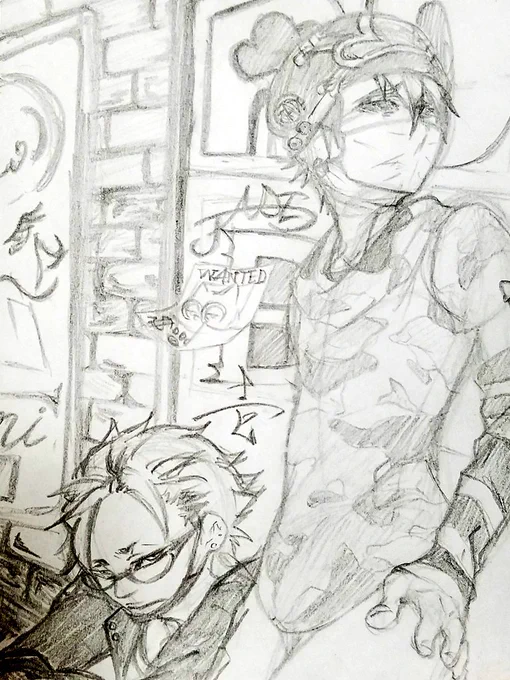 気がついたらこんな時間…
ちょっと描きなぐったらスッキリした!
はあぁバンド松好き愛しい…
そして最近年中が可愛くて仕方ない♥ 