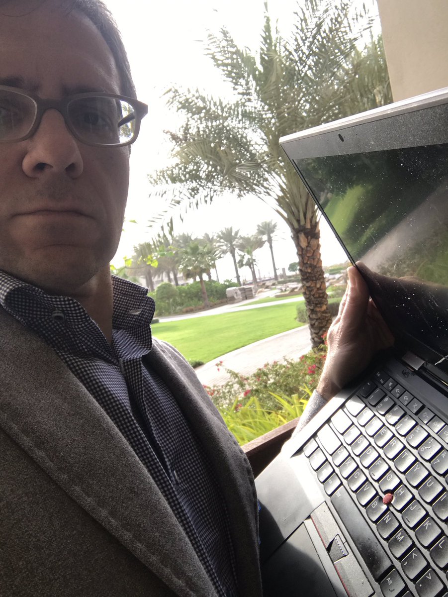ianbremmer's tweet image. I picked the wrong week to bring my laptop to Abu Dhabi.