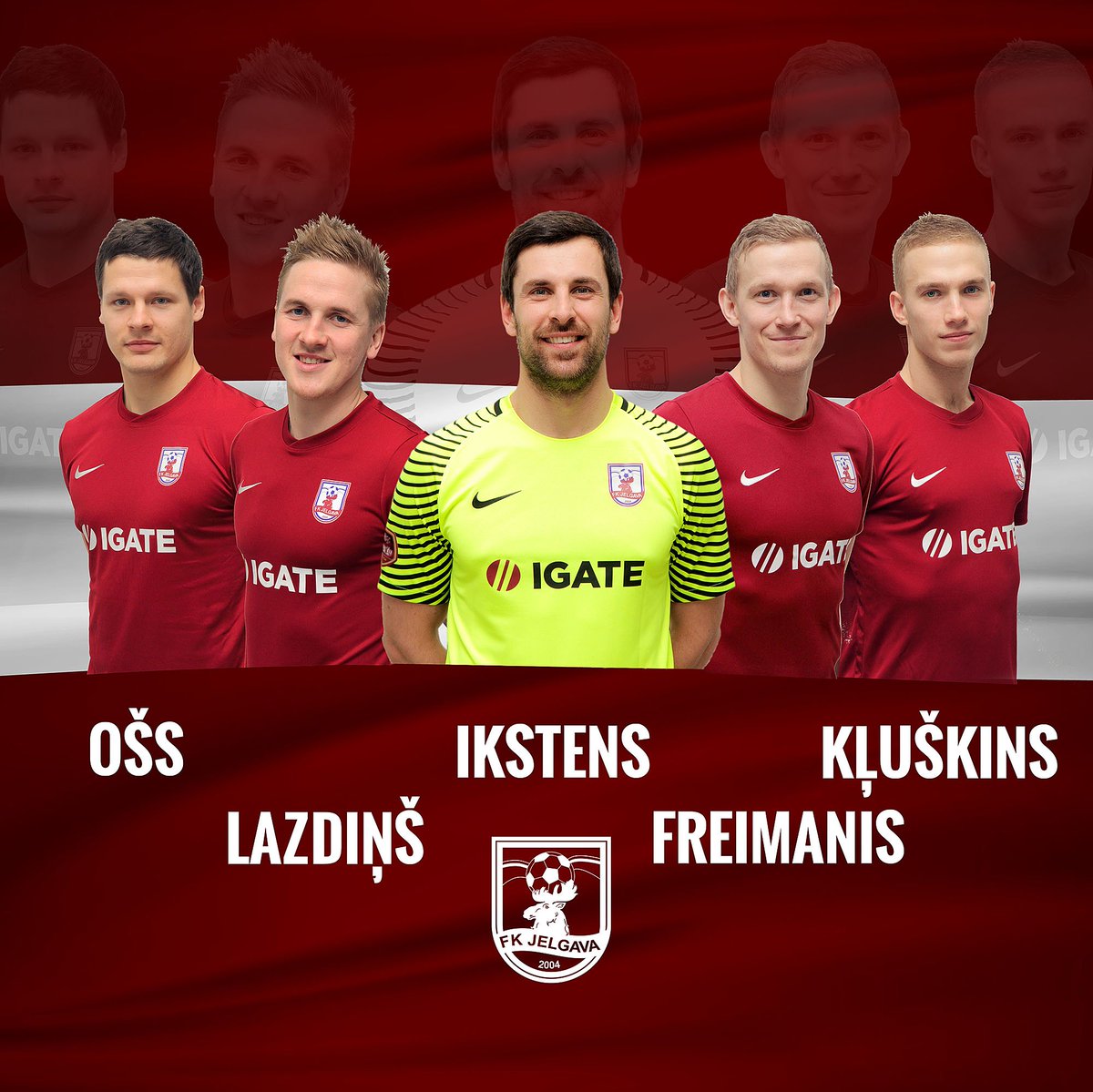 ApLvFutbolu's tweet photo. Jelgavnieki Latvijas izlasē https://t.co/x7tRTAgsUX https://t.co/Gr3FKwHsme