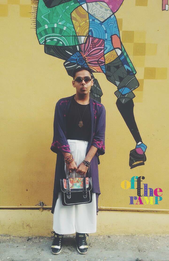 OffTheRampOFC's tweet photo. "I love anything that's shredded &amp; deliberately try to go for a nineties vibe but with very modern pieces and silhouettes." #TakshSharma https://t.co/lMexMQmBXI