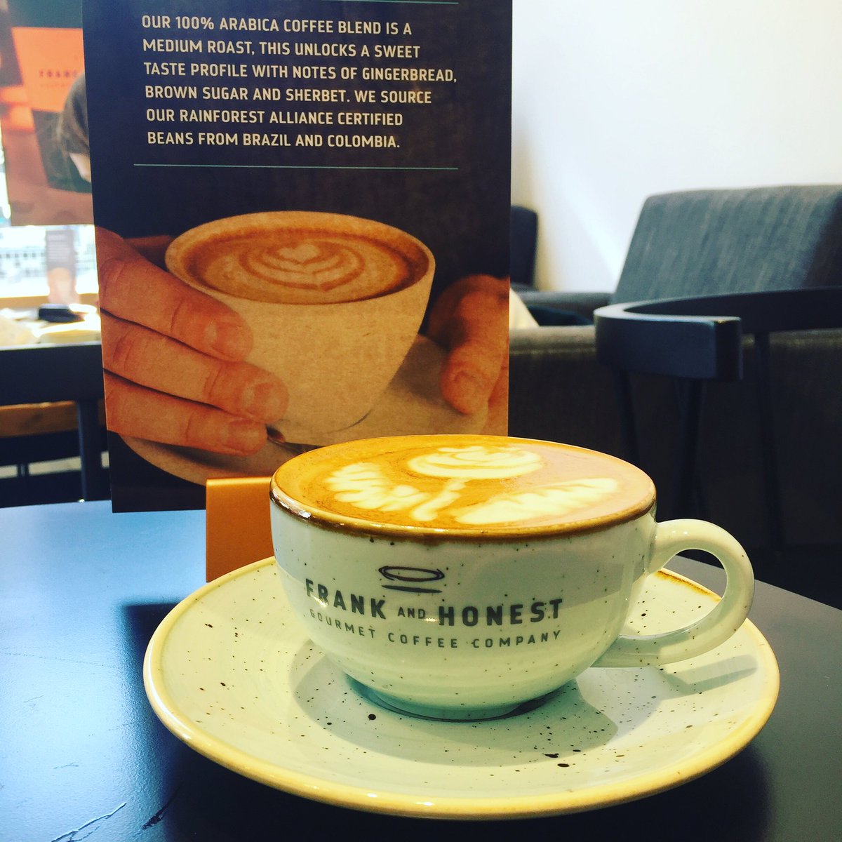 This_is_Ethos's tweet photo. Stellar design work from @ballandsocketIE on #frankandhonest #coffee talk about #elevation! #bravo #brand #design #ireland https://t.co/epHPfE97xa