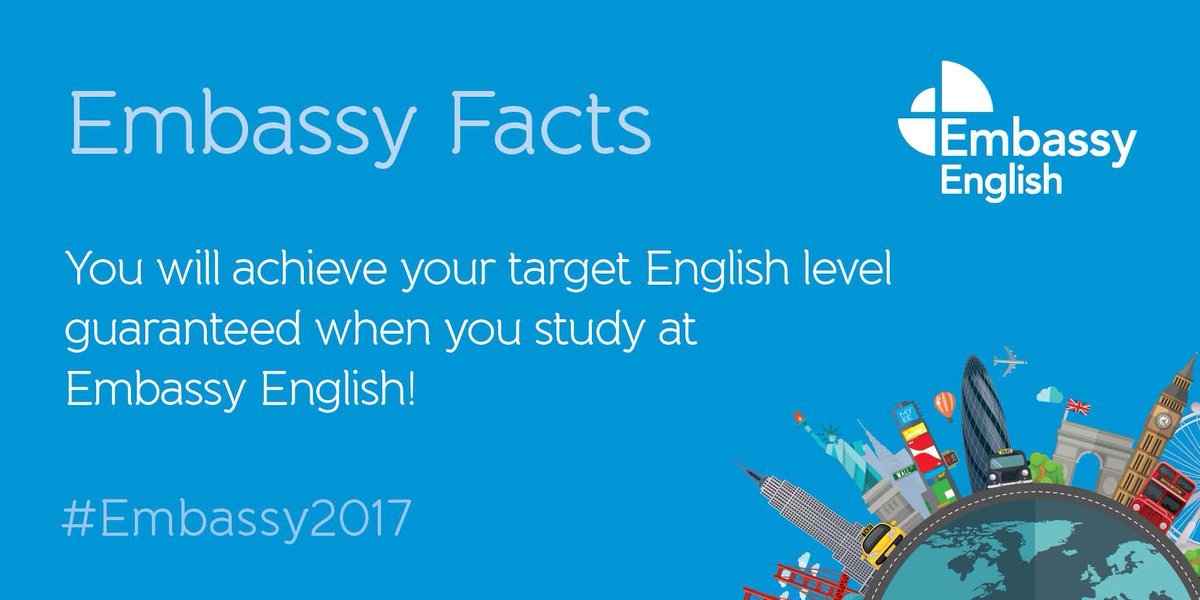 EmbassyEnglish's tweet photo. To learn more about what makes Embassy a great place to learn English, visit our website today!
https://t.co/yro9421ebx
#Embassy2017 https://t.co/Z77NDNe8Qn
