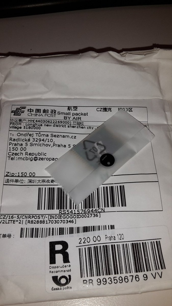 mcbig_cz's tweet photo. Dorazil #VoCore 2 Lite https://t.co/RjCpAKwK4n Je to malinké, už se těším, až budu mít čas si s tím hrát :-) https://t.co/zRYmq08qQs