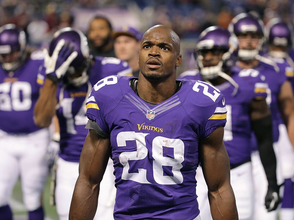 Happy birthday Adrian Peterson! The longtime running back turns 32 today. 