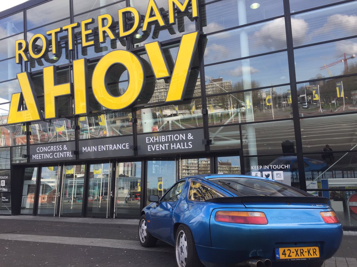 928Revolution's tweet photo. NGV Global 2017 conference in Rotterdam, up and running with our #biogas Porsche at the entree! @ngvglobal https://t.co/MRwUum0yvP