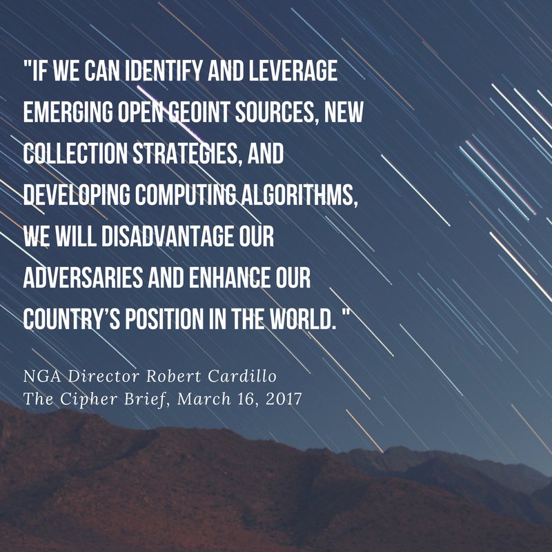 NGA_GEOINT's tweet image. "You may not realize it, but every day you interact with geospatial intelligence." More via @thecipherbrief » thecipherbrief.com/column/agenda-…