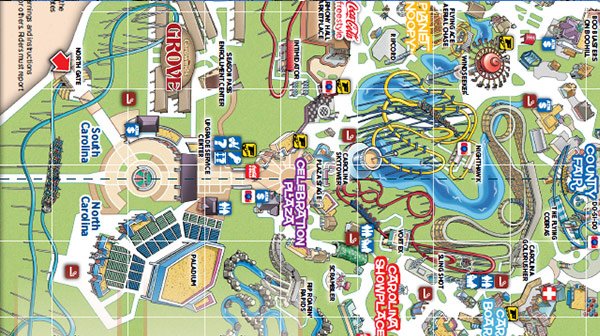 Carowinds Amusement Park Map - C7chfJmXkAAb7MZ