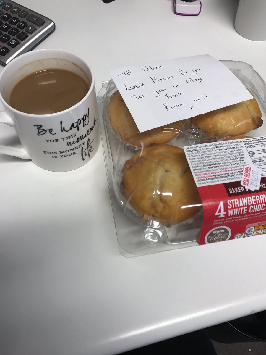 Who doesn't love a little treat from our guests? The muffin lady never fails to deliver. #loveourguests <a href="/placemadebyyou/">A Place Made By You</a>