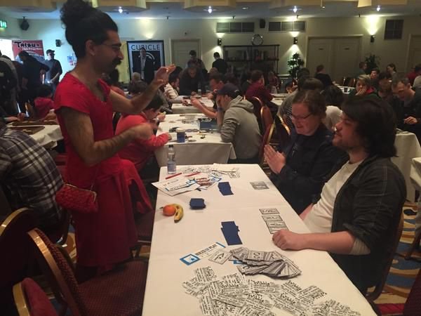 rulescardiff's tweet image. So happy that the uber cool @stuffByBez will be at #InternationalTabletopDay2017 with #InABind &amp;amp; more on 29th April! buff.ly/2nGad97