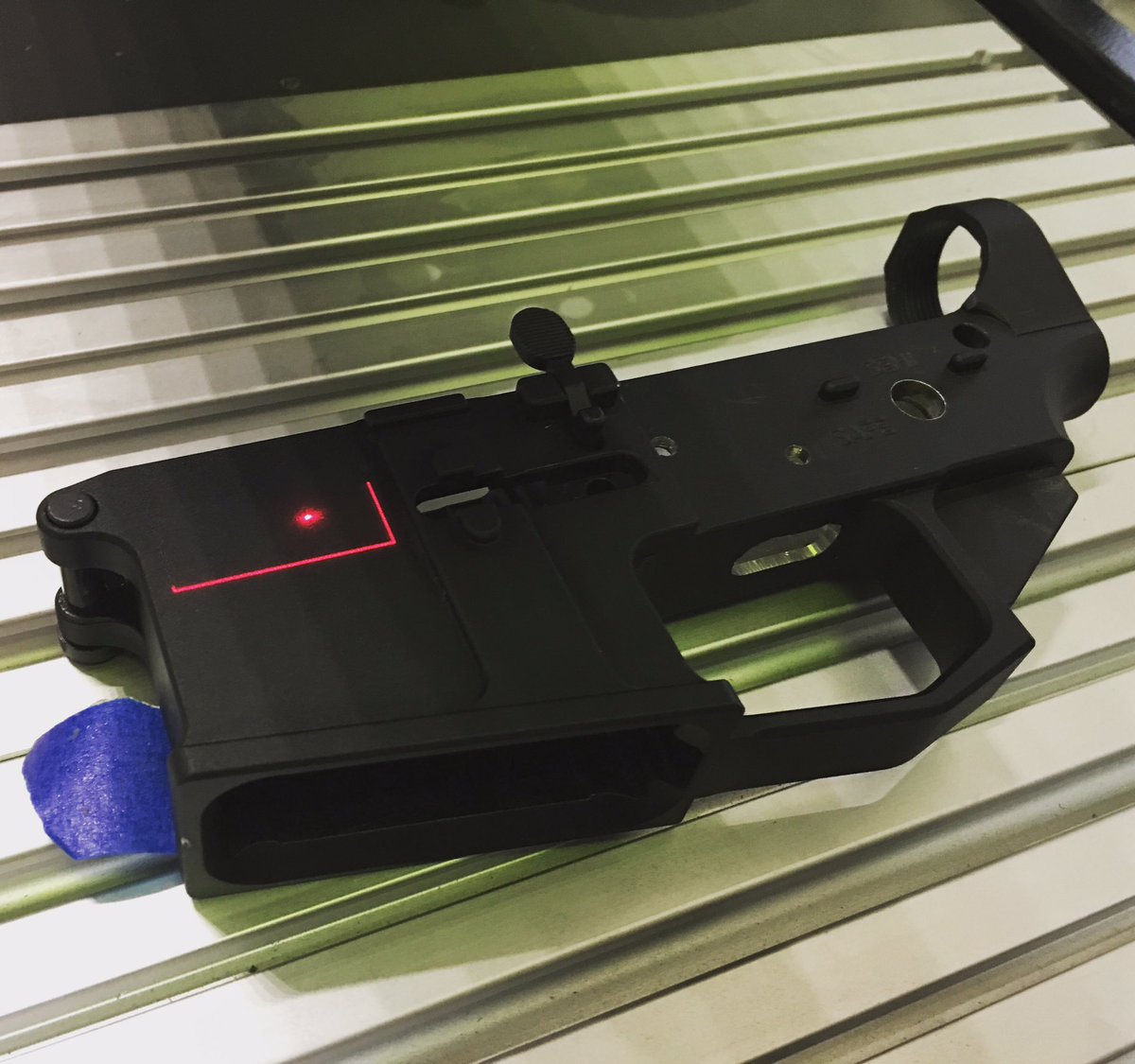 riflesupplyhb's tweet photo. Time for some custom laser engraving. #riflesupply #laserengraving #ar15 #guns #pistol #rifle #rifleupper #upper #arupper #ar15upper https://t.co/6ZxJFYdVOy